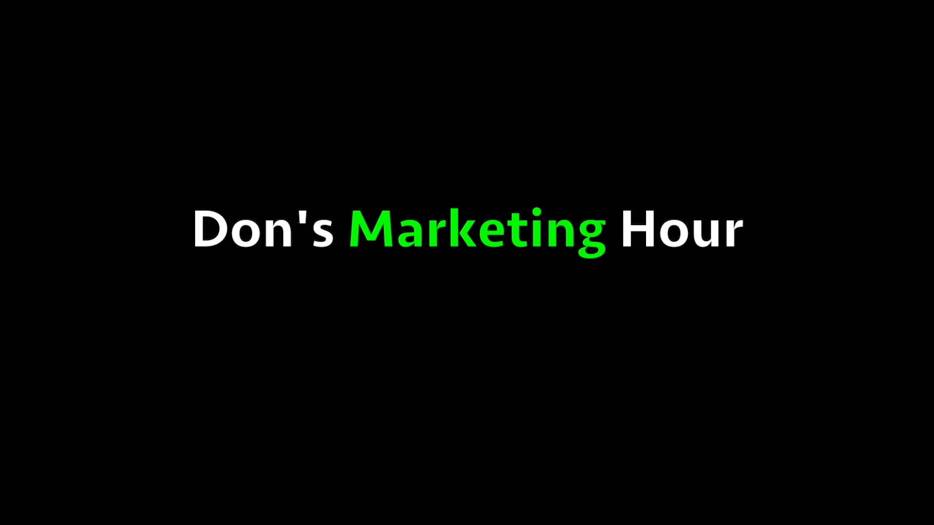 Don's Marketing Hour (2020)